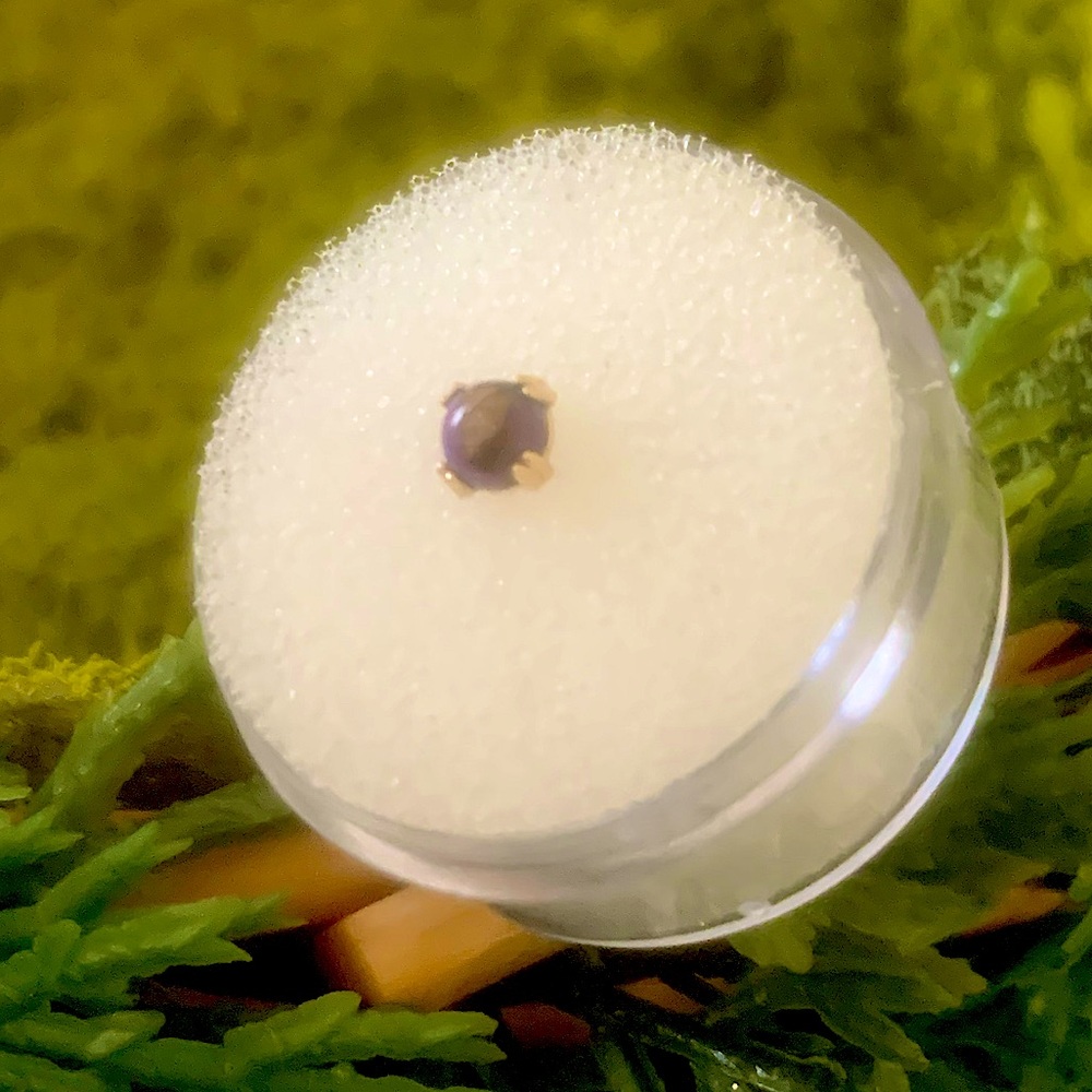 BVLA Purple Copper Turquoise Threadless End